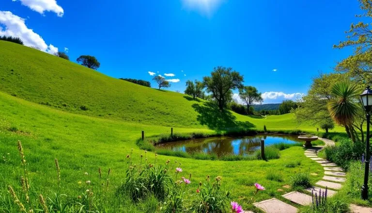 green landscape