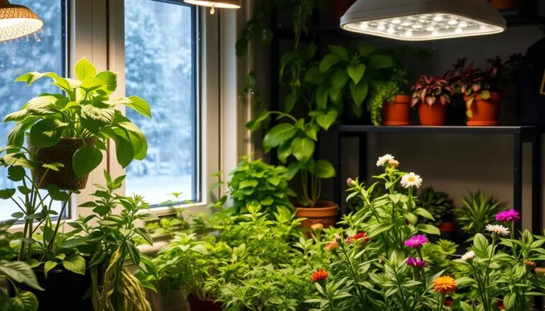 good plants under grow lights in winter in virginia