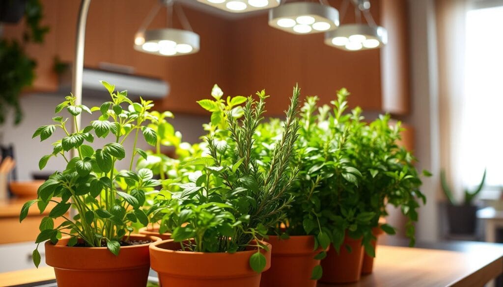 indoor herb garden