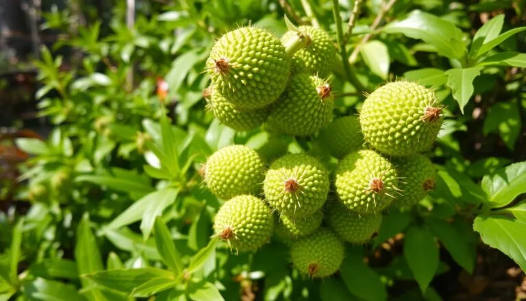 plants with prickly green pods