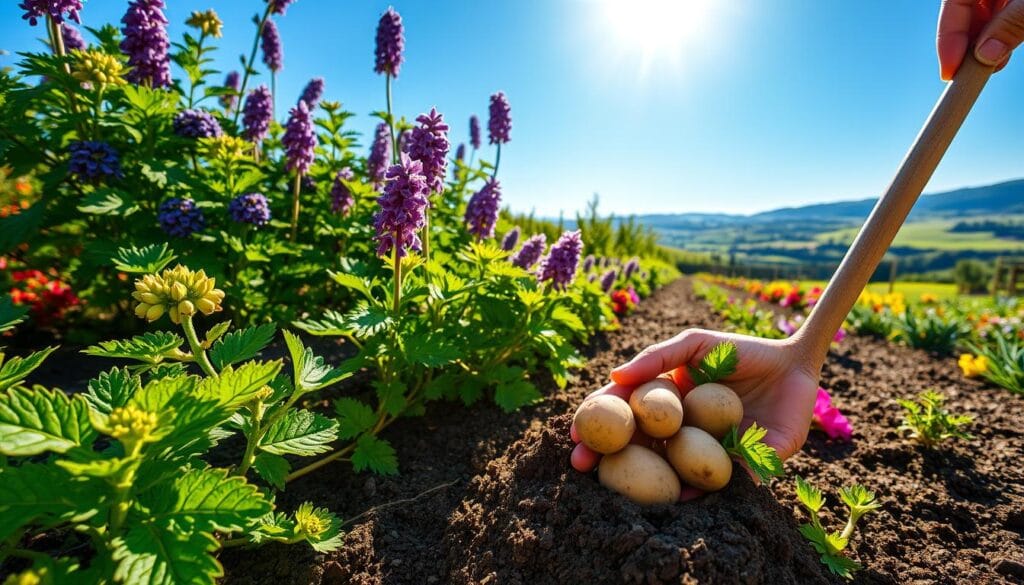 potato gardening