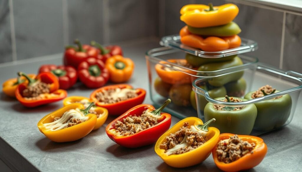 Storing Stuffed Peppers