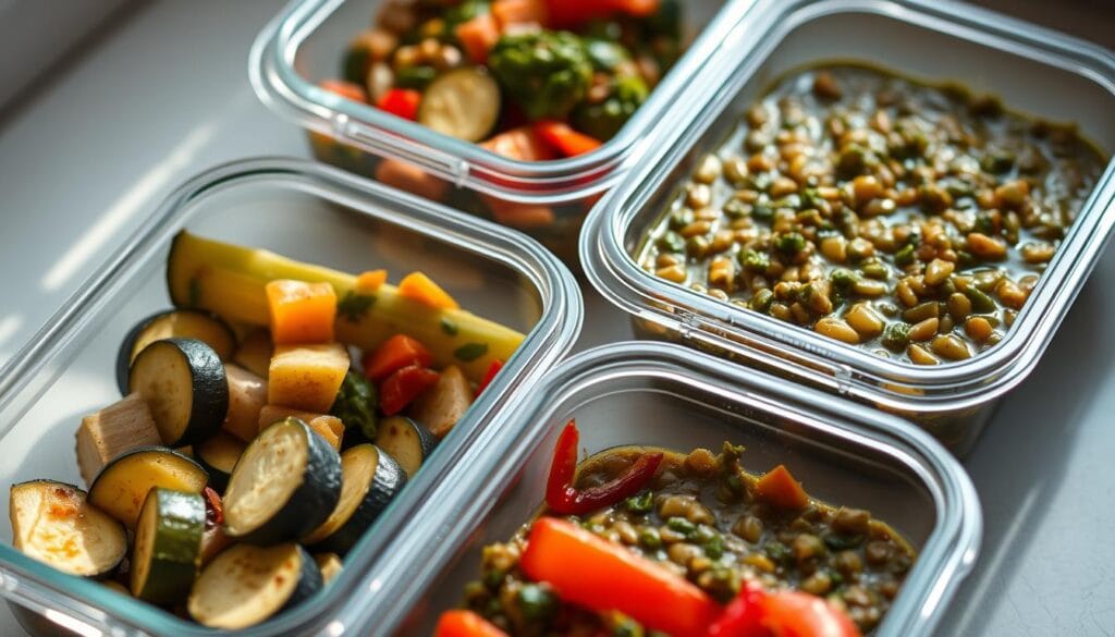 Vegan Green Lentil Meal Prep