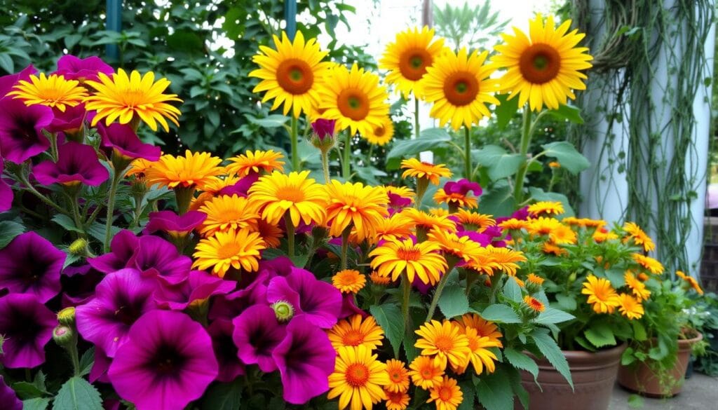 Flowers That Look Good Together in outdoor containers