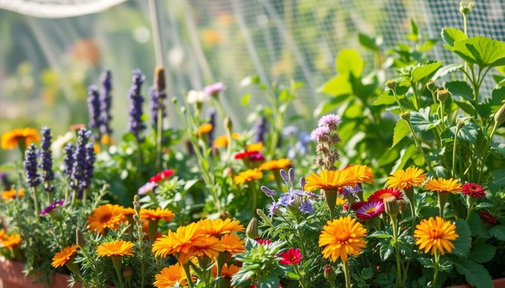 Natural pest control for container vegetables